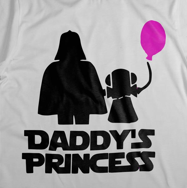 vader daddy's princess t shirt